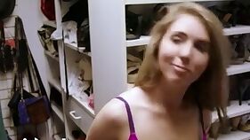 Sexy MILF Babysitter Fucks A Lesbian Mommy